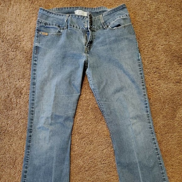 Levi's Strauss Signature Jeans Misses Size 14 Womens Light Blue - Picture 1 of 9
